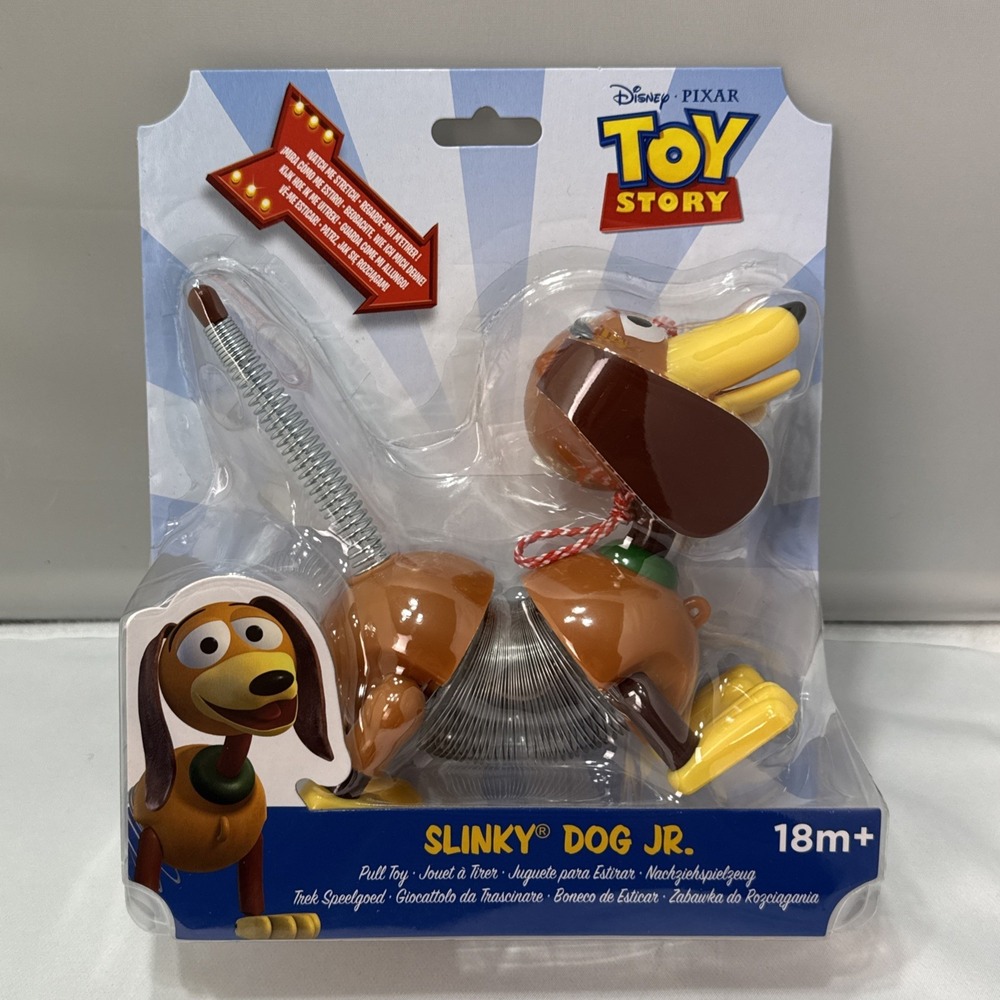 Disney Pixar Toy Story Slinky Dog Jr Pull Toy Action Figure New In Package